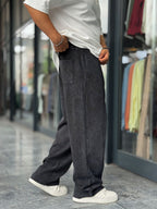 Black 08 Printed Washed Tracksuit ES-80-42