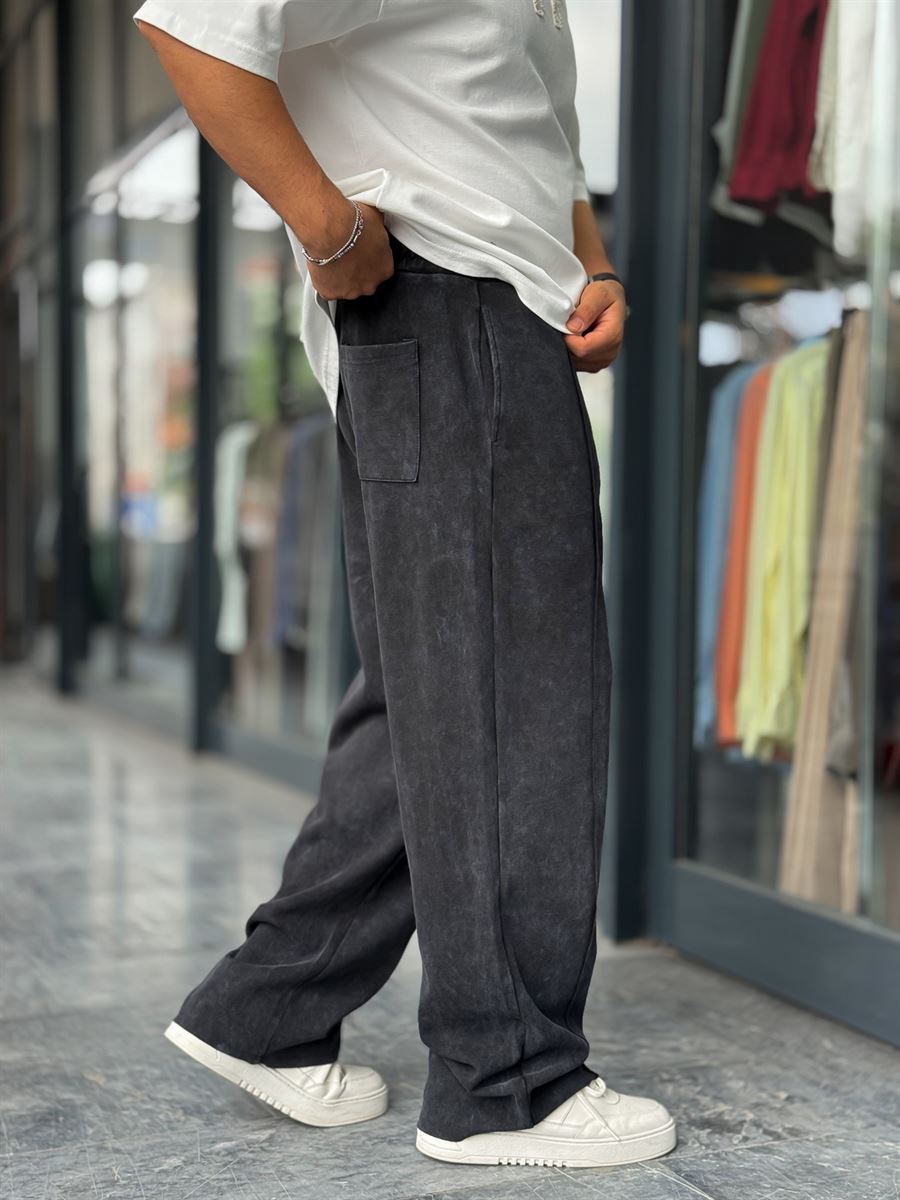 Black 08 Printed Washed Tracksuit ES-80-42