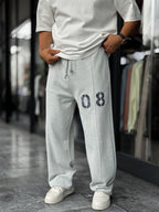 Ice Grey 08 Printed Washed Tracksuit ES-80-42