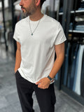 White Slim Fit T-Shirt ES-71-108