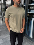 Khaki Slim Fit T-Shirt ES-71-108