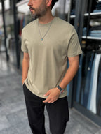 Khaki Slim Fit T-Shirt ES-71-108
