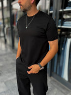 Black Slim Fit T-Shirt ES-71-108