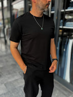 Black Slim Fit T-Shirt ES-71-108