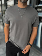 Anthracite Slim Fit T-Shirt ES-71-108