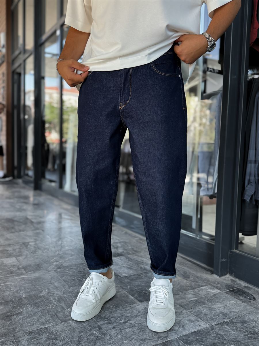 Navy Blue Boyfriend DF-3455