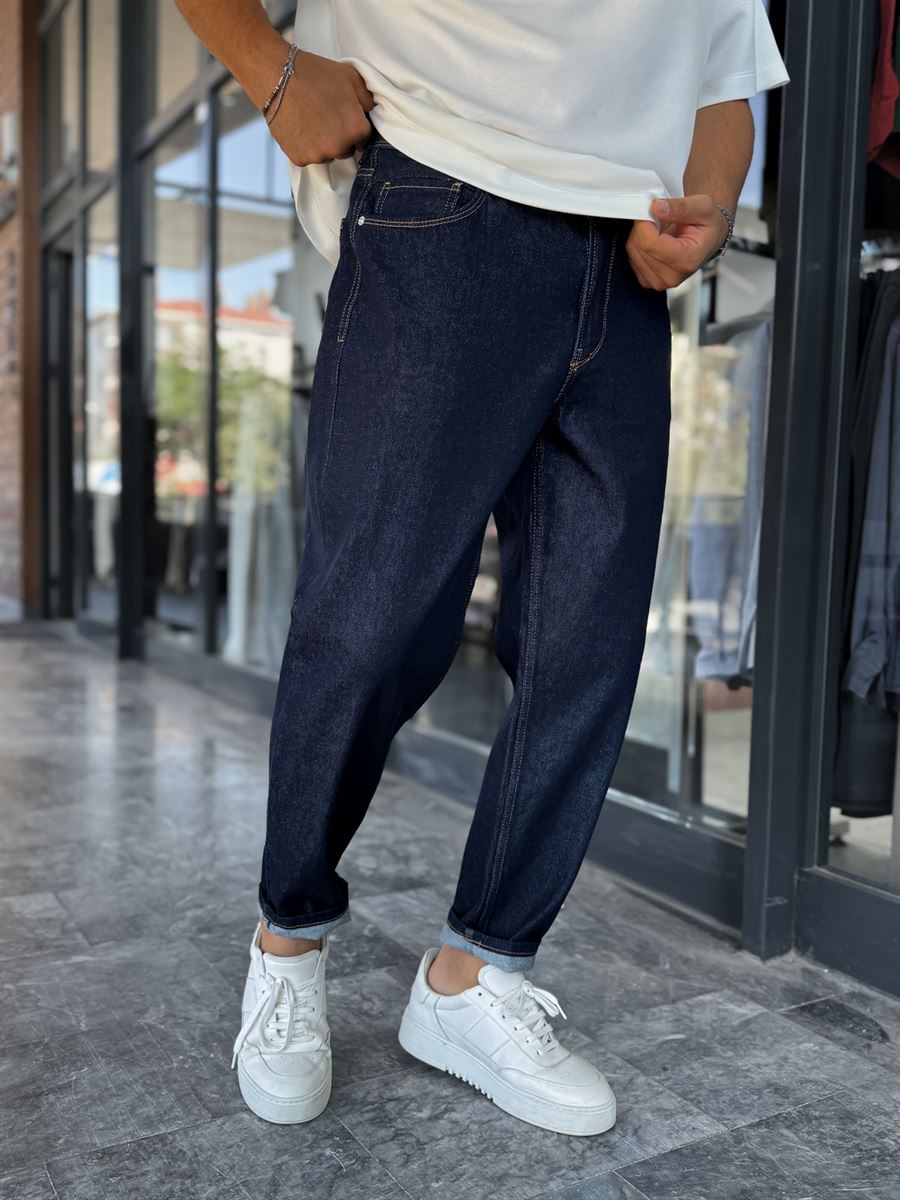 Navy Blue Boyfriend DF-3455