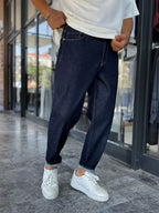 Navy Blue Boyfriend DF-3455