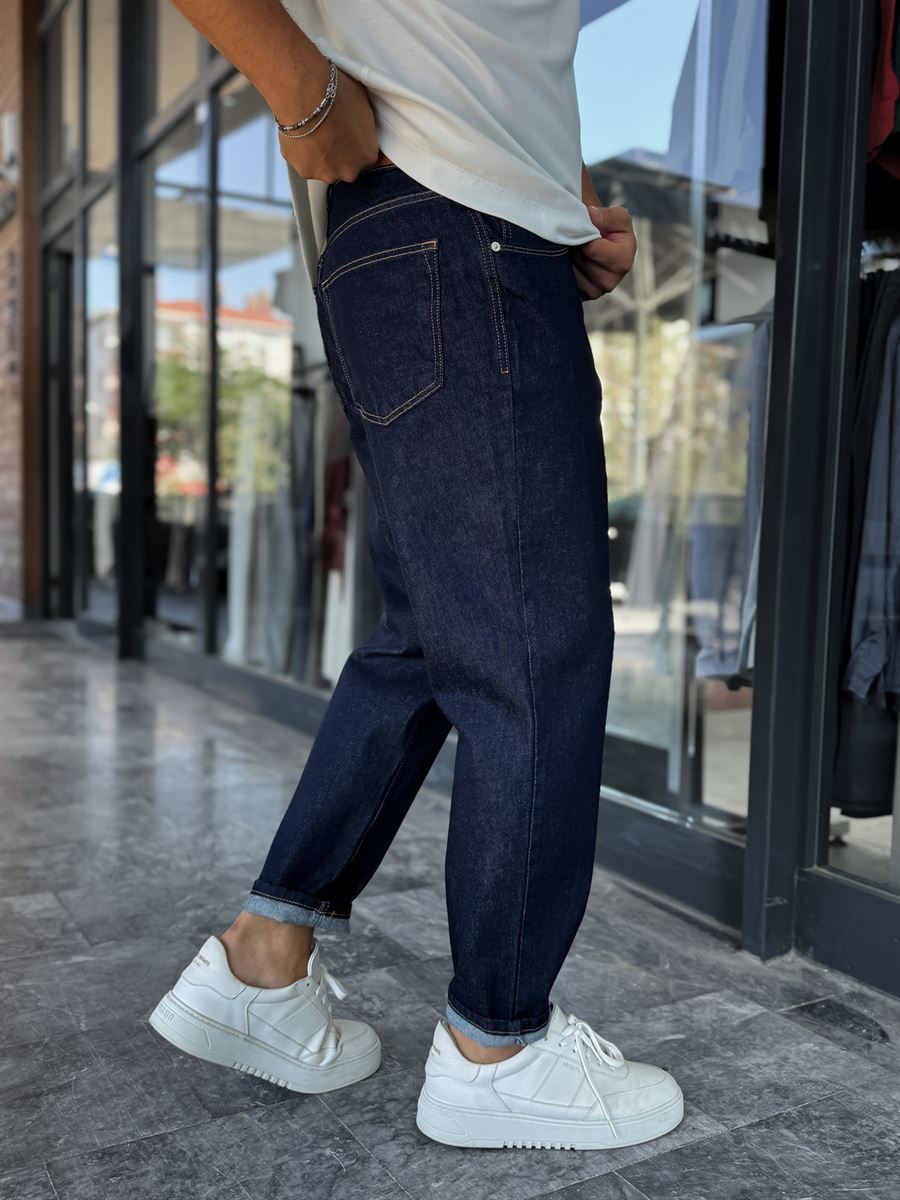 Navy Blue Boyfriend DF-3455