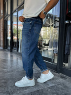 Dark Blue Washed Boyfriend DF-3477