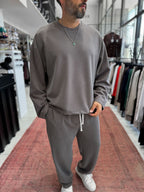 Brown Corduroy Oversize Sweatshirt TW-7064