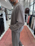 Brown Corduroy Oversize Sweatshirt TW-7064
