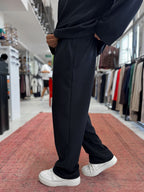 Black Corduroy Baggy Pants TW-7065
