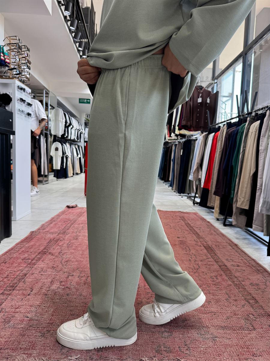 Green Corduroy Baggy Pants TW-7065