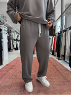 Brown Corduroy Baggy Pants TW-7065