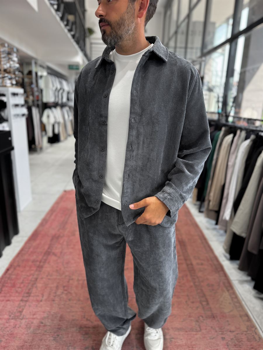 Smoked Velvet Basic Shirt TW-7002