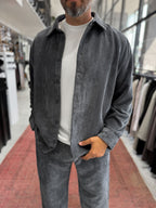 Smoked Velvet Basic Shirt TW-7002