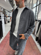 Smoked Velvet Basic Shirt TW-7002