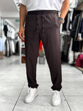 Brown Regular Fit Trousers MRK-2810