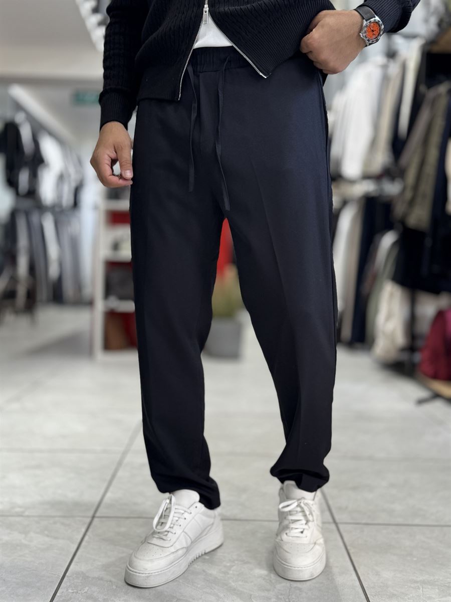 Navy Regular Fit Trousers MRK-2810