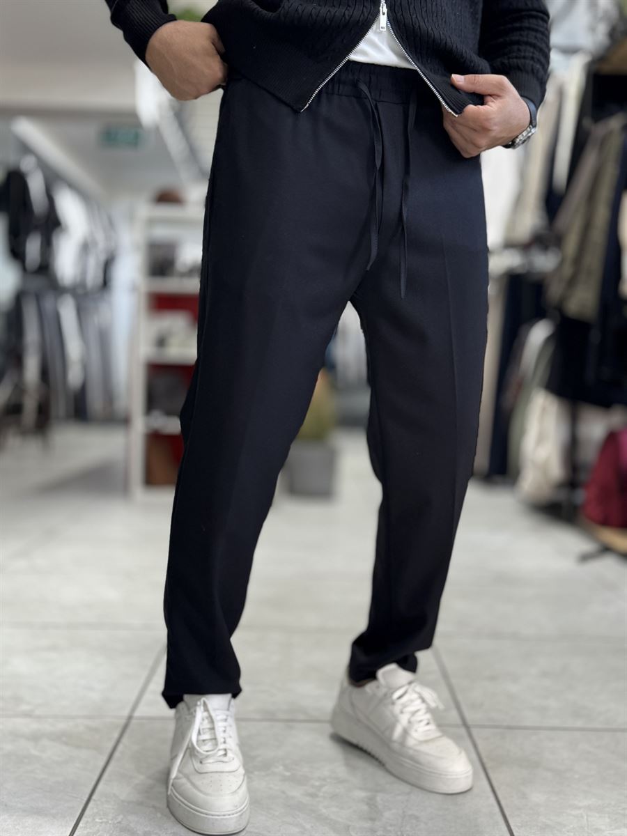 Navy Regular Fit Trousers MRK-2810