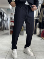 Navy Regular Fit Trousers MRK-2810