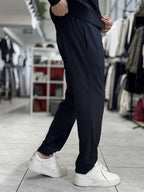 Navy Regular Fit Trousers MRK-2810
