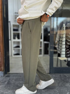 Khaki Modal Baggy Sweatpants MRK-2864