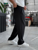 Black Modal Baggy Sweatpants MRK-2864