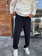 Navy Modal Baggy Sweatpants MRK-2864
