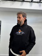 Black Cool Bear Hooded Sweatshirt TW-7082