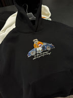 Black Cool Bear Hooded Sweatshirt TW-7082