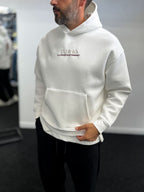 White Snake Printed Hooded Sweatshirt TW-7044