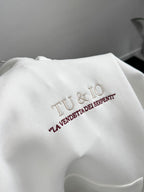 White Snake Printed Hooded Sweatshirt TW-7044