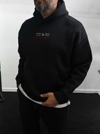 Black Snake Printed Hooded Sweatshirt TW-7044