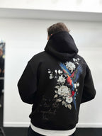 Black Parrot Hooded Sweatshirt SW-5264