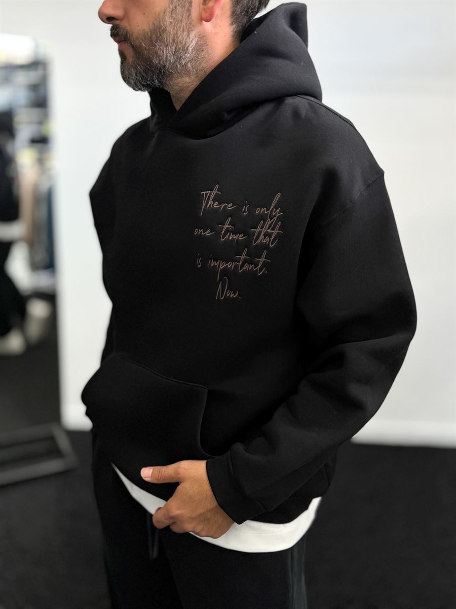 Black Parrot Hooded Sweatshirt SW-5264