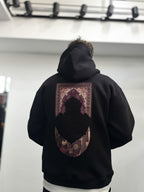 Black Carpet Patch Hooded Sweatshirt SW-5272