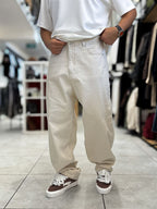 Beige Skater Fit Basic Jeans WE-3344/3432