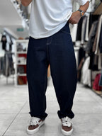 Navy Skater Fit Basic Jeans WE-3344/3432
