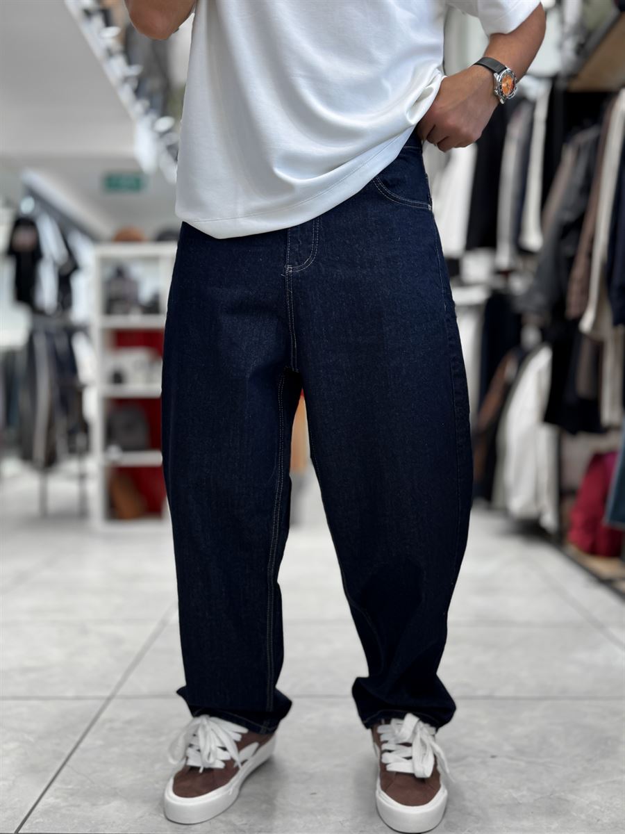 Navy Skater Fit Basic Jeans WE-3344/3432