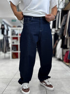 Navy Skater Fit Basic Jeans WE-3344/3432
