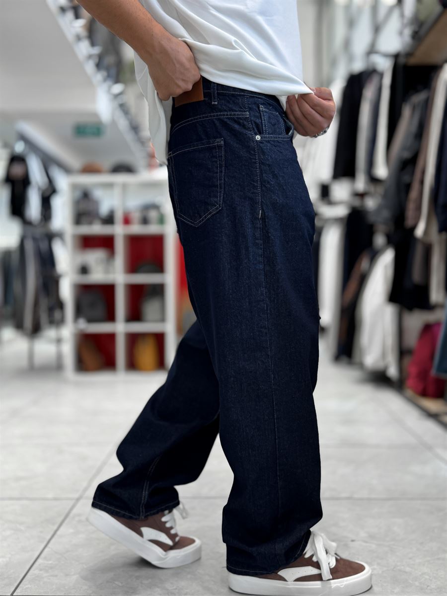 Navy Skater Fit Basic Jeans WE-3344/3432