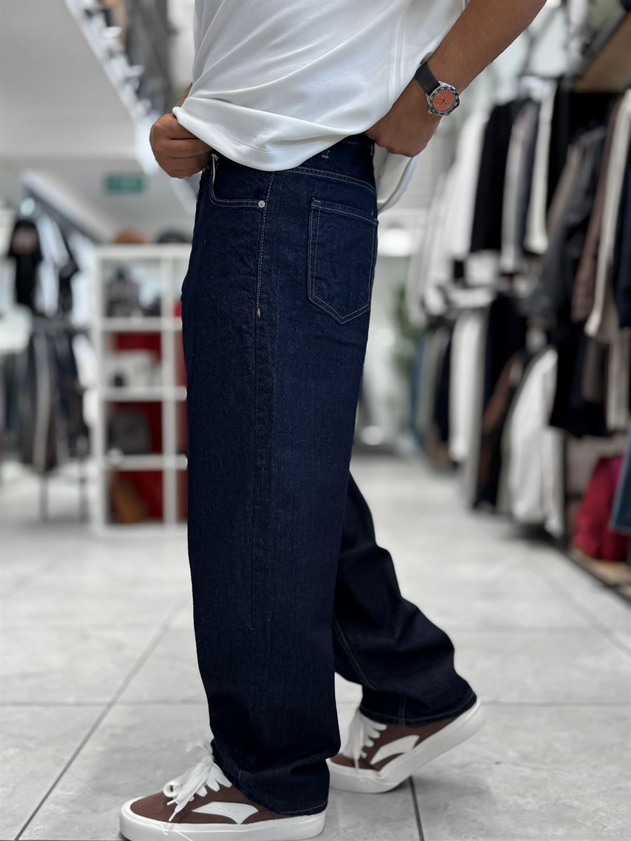 Navy Skater Fit Basic Jeans WE-3344/3432