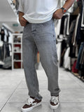Gray Washed Baggy Jeans WE-3315/3339/3393