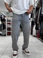 Gray Washed Baggy Jeans WE-3315/3339/3393