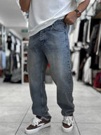 Light Blue Washed Baggy Jeans WE-3315/3339/3393