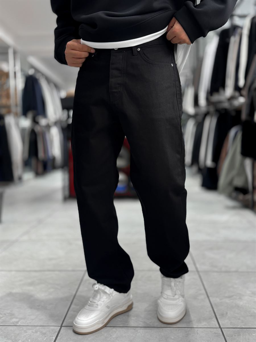 Black Basic Baggy Jeans WE-3258/3402