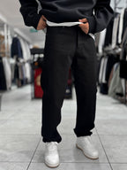 Black Basic Baggy Jeans WE-3258/3402