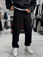 Black Basic Baggy Jeans WE-3258/3402